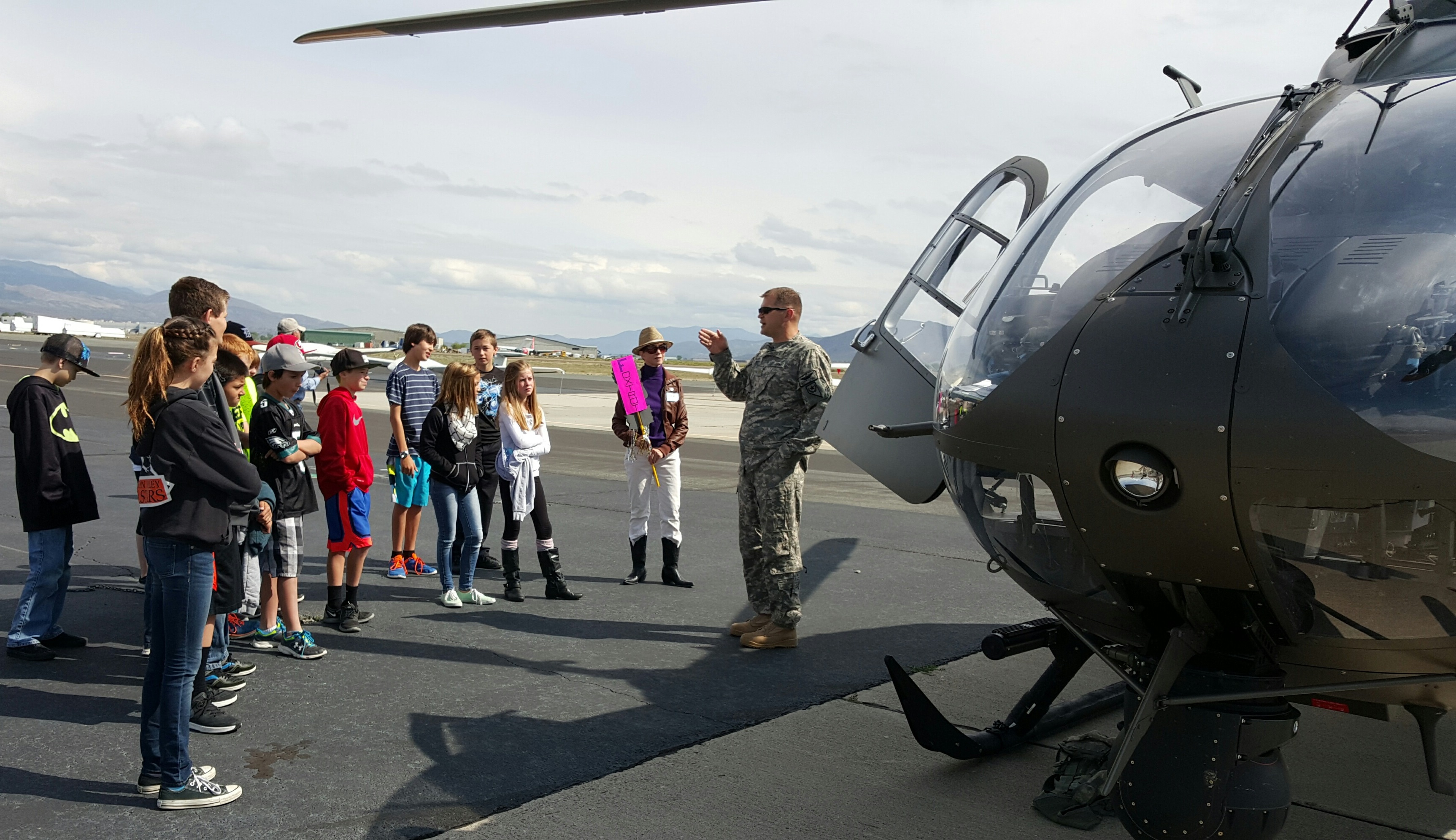 Nevada Army Air Guard Lakota Helicopter